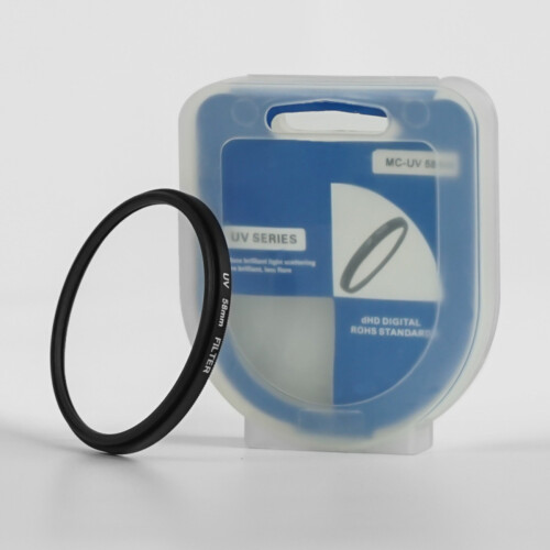 HD MC UV Filter 46mm - Schwarzer Objektivschutz mit PC+AGC optischem Glas 1