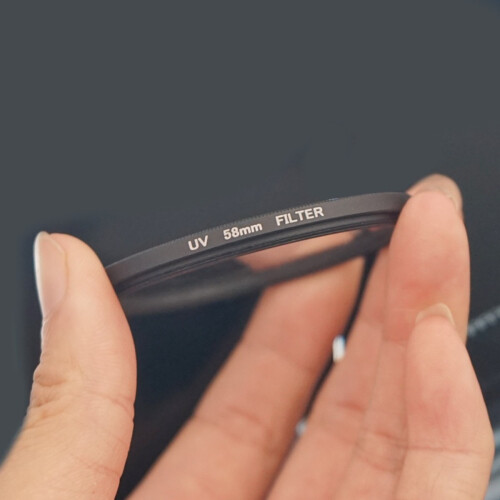 HD MC UV Filter 46mm - Schwarzer Objektivschutz mit PC+AGC optischem Glas 2