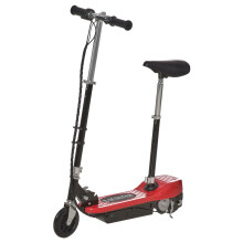Powered Electric Scooter Ride-On, with Brakes, Adjustable Seat, Adjustable Handlebars, Red