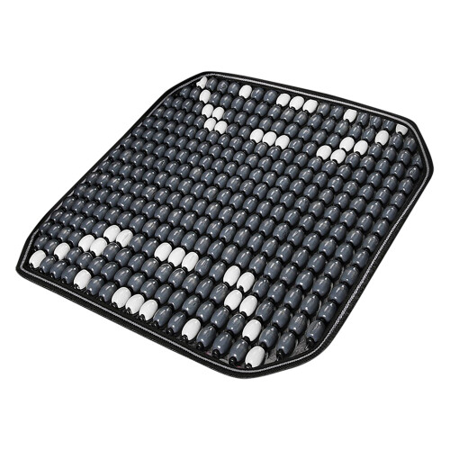 Ventilated Bead Car Seat Cushion Grey 1 Pack 1