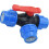 Ball Valve PVC T-Joint for PE Pipe 20-63mm 1