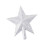 Decorative Star Ornament Silver 1