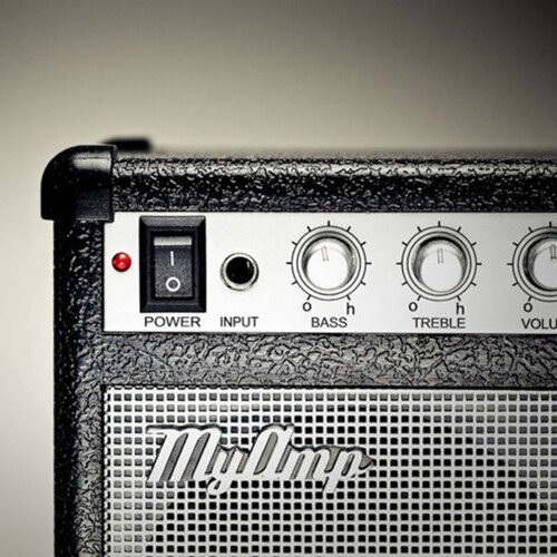 Retro Replica Guitar Amplifier Portable Stereo Speaker 1