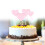 Pink Heart-Shaped Cake Toppers Plastic 24pcs 5