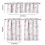 Pink Bow Kitchen Curtain Valance Set 36 inch 4