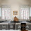Pink Bow Kitchen Curtain Valance Set 36 inch 3