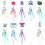 Nurse Accessories Set Retractable Badge Holder Pen Scissors 4