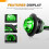 Waywe 3/4 Inch Green Bullet Side Marker Light 10PCS 6