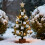 Christmas Tree Bauble Ornament Set Silver 24 pcs 2
