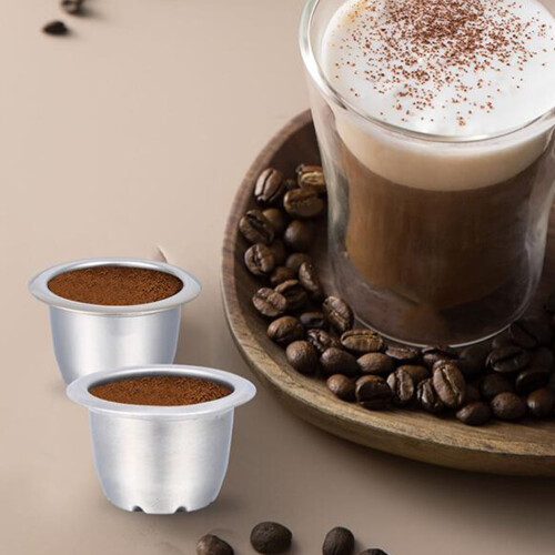 Coffee Filter Cup Stainless Steel 2 Pcs 1
