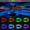RGB LED Car Interior Ambient Light Strip 5M USB Powered 2