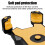 Motorcycle Phone Mount Metal Lock Handlebar Clamp 1 6