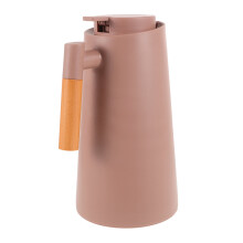 Coffee Carafe Glass with Wood and Silicone Base 1 Set