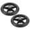 Wheelchair Replacement Wheels Black PVC 2 Pieces 1