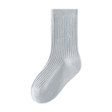 Toddler Socks Unisex Gray Cotton Crew Socks Size L