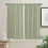 Sage Green Curtain Rod Pocket Curtains Small Half Drapes 3