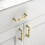 Brushed Gold Cabinet Handles 3 Inch 10 Pack 3