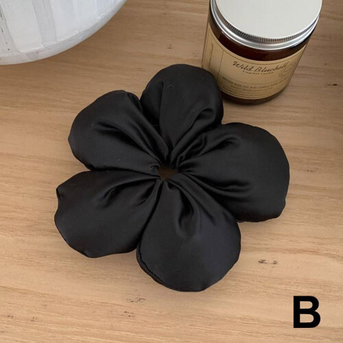Satin Flower Headband Hair Tie Unique Design
