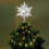 Christmas Star Tree Topper LED Lighted Decor Silver 16 6