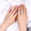 Silicone Wedding Ring for Women 3mm Thin Braided 6 Pack 5
