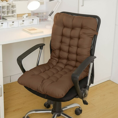 Chair Cushion with Backrest and Lumbar Support 70x35cm