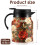 Vintage Pattern Insulated Teapot with Built-in Infuser 2