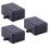 Electrical Junction Box Enclosure Case Black 3 pcs 3