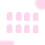 Square Press-On Nails Black 24 pcs 4