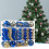 Christmas Balls Decorations Set Blue 150 pcs 2.36 inch 2