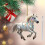 2D Acrylic Christmas Ornament White Lightweight Durable 2