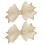 Rhinestone Shoe Charm Beige Bowknot 1 Pair 1