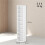 260 Narrow CD Storage Unit - White 5