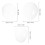 Hemoton Transparent Plastic Wig Stand Dome Shape 3 pcs 2