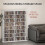 16-Compartment Media Shelf- White 6