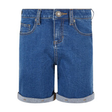 (13-14 Years, Clear Blue Washed) Urban Classics Girls Organic Stretch Denim 5 Pockets Shorts