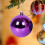 Shatterproof Christmas Tree Ornaments Purple 40mm 24pcs 5
