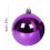 Shatterproof Christmas Tree Ornaments Purple 40mm 24pcs 3