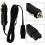 12V 10A 2-Pin Car Cooler Power Cable Extension Cord 4