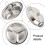 Stainless Steel Steamer Basket with Handle 3 Cavities 6
