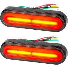 DC12V Dual-Color Motorcycle ATV Tail Light – White for