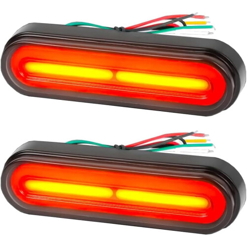 DC12V Dual-Color Motorcycle ATV Tail Light – White for
