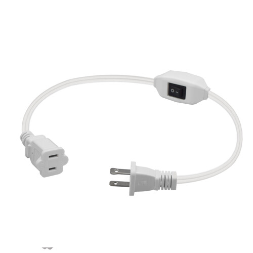 Indoor Lamp Extension Cord with On/Off Switch 2