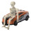 12 Inch Posable Anatomical Skeleton Model with Movable 7
