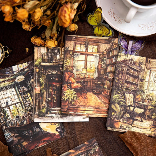 Dreamscape Scrapbook Paper Vintage DIY Journal Sheets 2