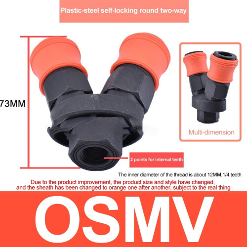 Plastic Quick Coupling Pneumatic Fitting Male/Female SMV 1