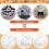 Halloween Embroidery Kit Ghost Gothic Cross Stitch Hoop 4
