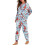 Northern Cardinal Women's Pajama Set Long Sleeve Soft 4