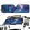 Windshield Sun Shade for Jeep Wrangler JL/JLU 2018–2025 2