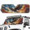 Jeep Wrangler JK JL Windshield Sun Shade UV Blocking 2