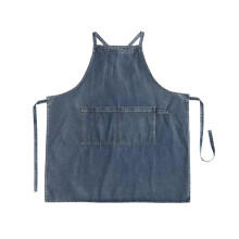 Dark Blue Multifunctional Work Apron Adjustable Strap